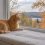 Una ventana segura para el gato y un paisaje que cambia cada semana
